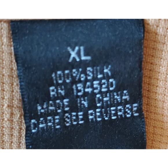 Silk Icon Collection Men’s 100% Silk Short Sleeve Button Shirt Size XL - Picture 3 of 9